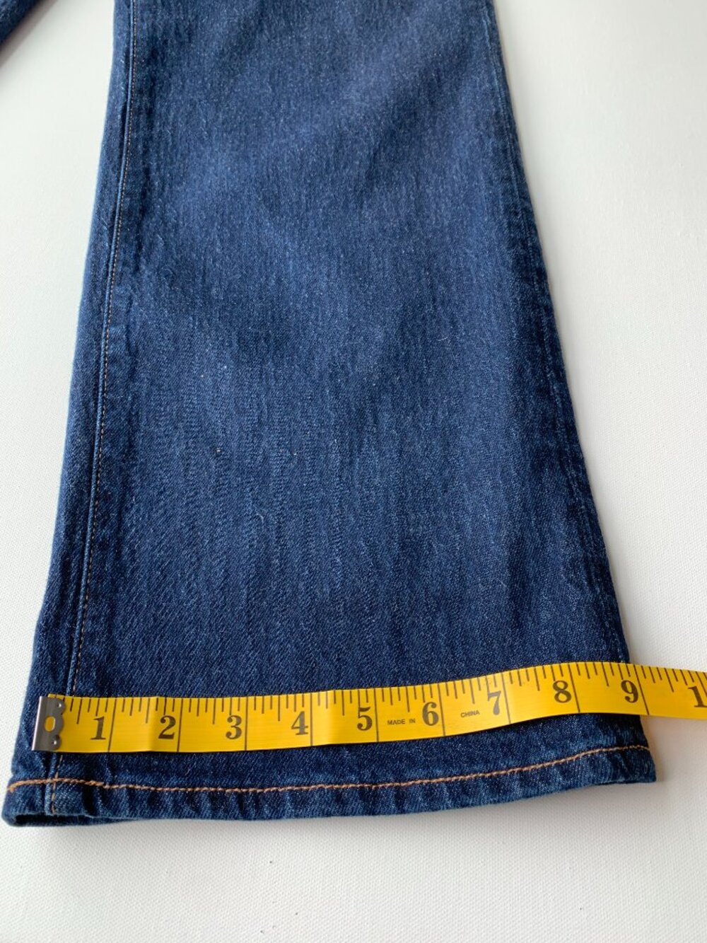 DENIM FORUM HIGH RISE WIDE LEG JEAN WOMEN'S SIZE 29 INDIGO BLUE - Picture 7 of 12